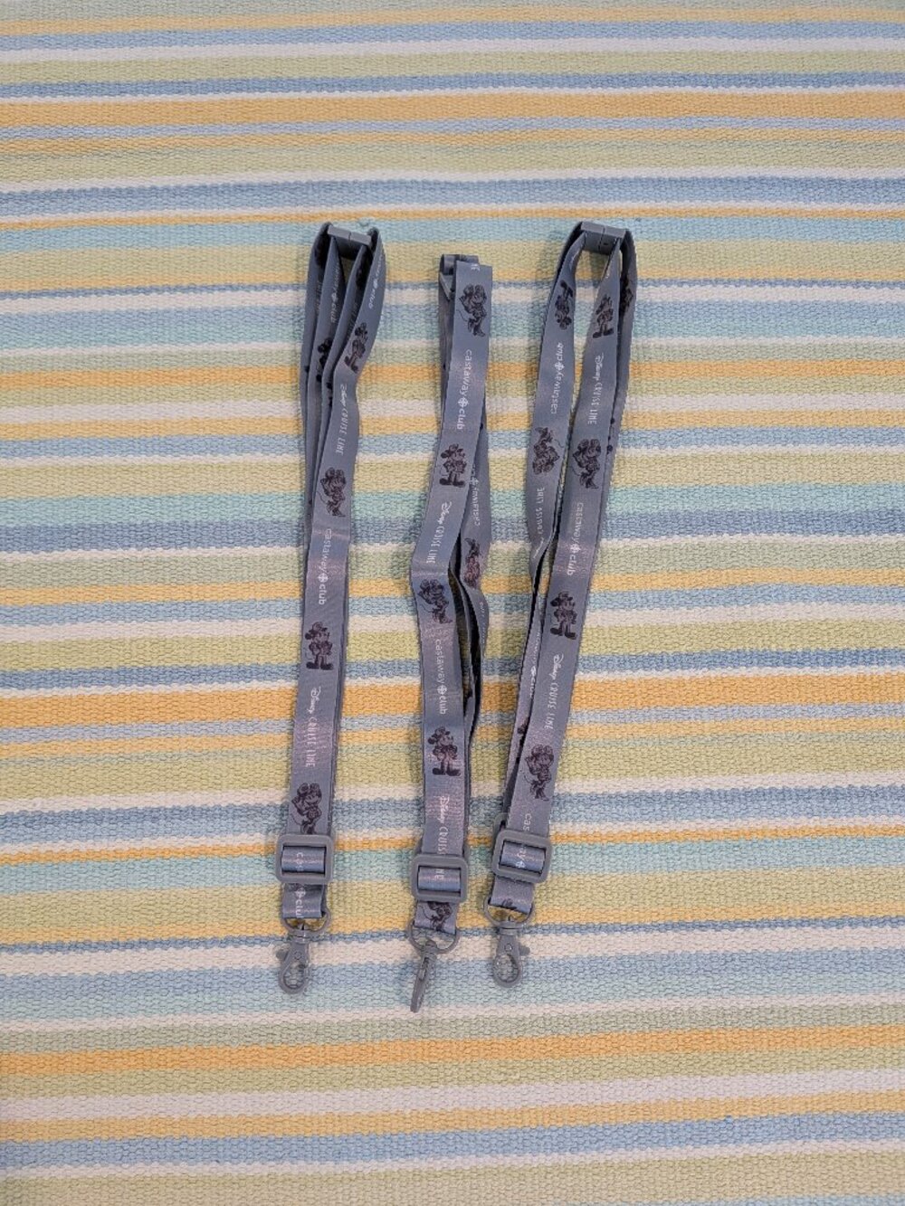 ⭐ Three (3) Disney Cruise Lanyards